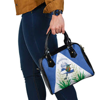 El Salvador Shoulder Handbag Torogoz Bird Map