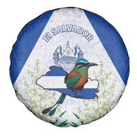 El Salvador Spare Tire Cover Torogoz Bird Map