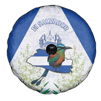 El Salvador Spare Tire Cover Torogoz Bird Map