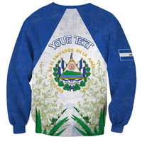 Personalized El Salvador Sweatshirt Torogoz Bird Map