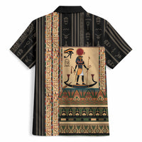 Egyptian God Ra Hawaiian Shirt Ancient Mythology Solar Barque Falcon