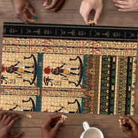Egyptian God Ra Puzzle Ancient Mythology Solar Barque Falcon