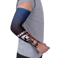 Personalized France Cycling Arm Sleeves Ride With Cyclist - Wonder Print Shop