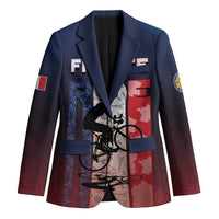 Personalized France Cycling Blazer Ride With Cyclist - Wonder Print Shop