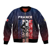 Personalized France Cycling Bomber Jacket Ride With Cyclist - Wonder Print Shop