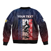Personalized France Cycling Bomber Jacket Ride With Cyclist - Wonder Print Shop