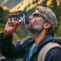 Personalized France Cycling 4 in 1 Can Cooler Tumbler Ride With Cyclist - Wonder Print Shop