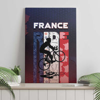 France Cycling Canvas Wall Art Ride With Cyclist - Wonder Print Shop