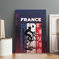 France Cycling Canvas Wall Art Ride With Cyclist - Wonder Print Shop