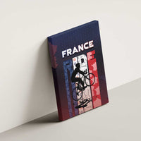 France Cycling Canvas Wall Art Ride With Cyclist - Wonder Print Shop