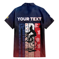 Personalized France Cycling Family Matching Mermaid Dress and Hawaiian Shirt Ride With Cyclist - Wonder Print Shop
