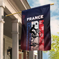 France Cycling Garden Flag Ride With Cyclist - Wonder Print Shop
