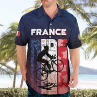 Personalized France Cycling Hawaiian Shirt Ride With Cyclist - Wonder Print Shop