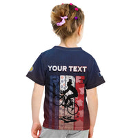 Personalized France Cycling Kid T Shirt Ride With Cyclist - Wonder Print Shop