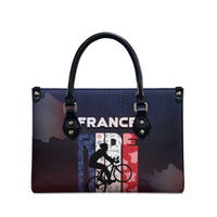 France Cycling Leather Bag Ride With Cyclist - Wonder Print Shop