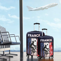 France Cycling Luggage Cover Ride With Cyclist - Wonder Print Shop