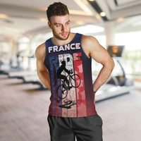 Personalized France Cycling Men Tank Top Ride With Cyclist - Wonder Print Shop
