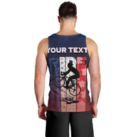 Personalized France Cycling Men Tank Top Ride With Cyclist - Wonder Print Shop