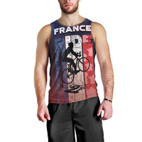 Personalized France Cycling Men Tank Top Ride With Cyclist - Wonder Print Shop