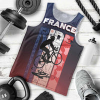 Personalized France Cycling Men Tank Top Ride With Cyclist - Wonder Print Shop