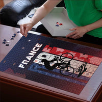 France Cycling Puzzle Ride With Cyclist - Wonder Print Shop