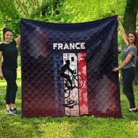 France Cycling Quilt Ride With Cyclist - Wonder Print Shop