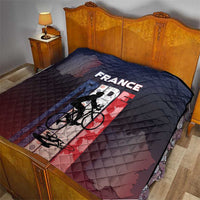 France Cycling Quilt Ride With Cyclist - Wonder Print Shop