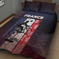 France Cycling Quilt Bed Set Ride With Cyclist - Wonder Print Shop