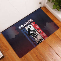 France Cycling Rubber Doormat Ride With Cyclist - Wonder Print Shop