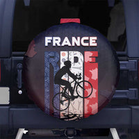 France Cycling Spare Tire Cover Ride With Cyclist - Wonder Print Shop