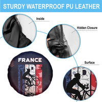 France Cycling Spare Tire Cover Ride With Cyclist - Wonder Print Shop
