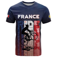 Personalized France Cycling T Shirt Ride With Cyclist - Wonder Print Shop
