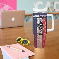 Personalized France Cycling Tumbler With Handle Ride With Cyclist - Wonder Print Shop