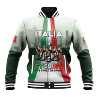 Personalized Italy Cycling Baseball Jacket Life In The Bike Lane - Wonder Print Shop
