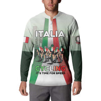 Personalized Italy Cycling Button Sweatshirt Life In The Bike Lane - Wonder Print Shop