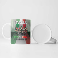 Italy Cycling Ceramic Mug Life In The Bike Lane - Wonder Print Shop