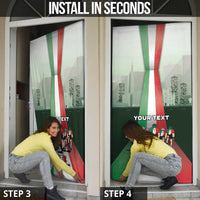 Personalized Italy Cycling Door Cover Life In The Bike Lane - Wonder Print Shop