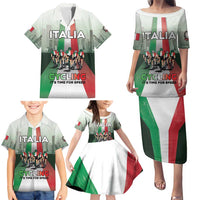 Personalized Italy Cycling Family Matching Puletasi and Hawaiian Shirt Life In The Bike Lane - Wonder Print Shop
