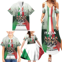 Personalized Italy Cycling Family Matching Summer Maxi Dress and Hawaiian Shirt Life In The Bike Lane - Wonder Print Shop