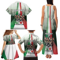 Personalized Italy Cycling Family Matching Tank Maxi Dress and Hawaiian Shirt Life In The Bike Lane - Wonder Print Shop