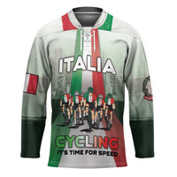 Personalized Italy Cycling Hockey Jersey Life In The Bike Lane - Wonder Print Shop