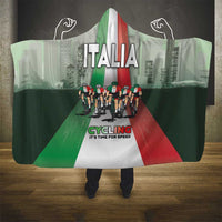 Italy Cycling Hooded Blanket Life In The Bike Lane - Wonder Print Shop
