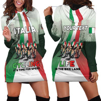 Personalized Italy Cycling Hoodie Dress Life In The Bike Lane - Wonder Print Shop
