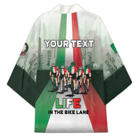 Personalized Italy Cycling Kimono Life In The Bike Lane - Wonder Print Shop