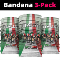 Italy Cycling Neck Gaiter Life In The Bike Lane - Wonder Print Shop