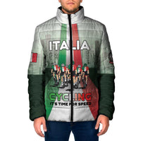 Personalized Italy Cycling Padded Jacket Life In The Bike Lane - Wonder Print Shop
