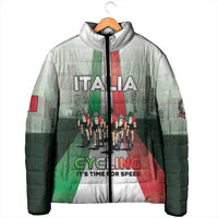 Personalized Italy Cycling Padded Jacket Life In The Bike Lane - Wonder Print Shop