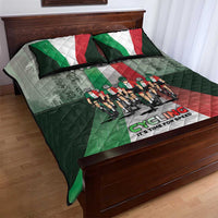 Italy Cycling Quilt Bed Set Life In The Bike Lane - Wonder Print Shop