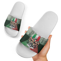 Italy Cycling Slide Sandals Life In The Bike Lane - Wonder Print Shop