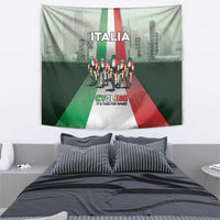 Italy Cycling Tapestry Life In The Bike Lane - Wonder Print Shop